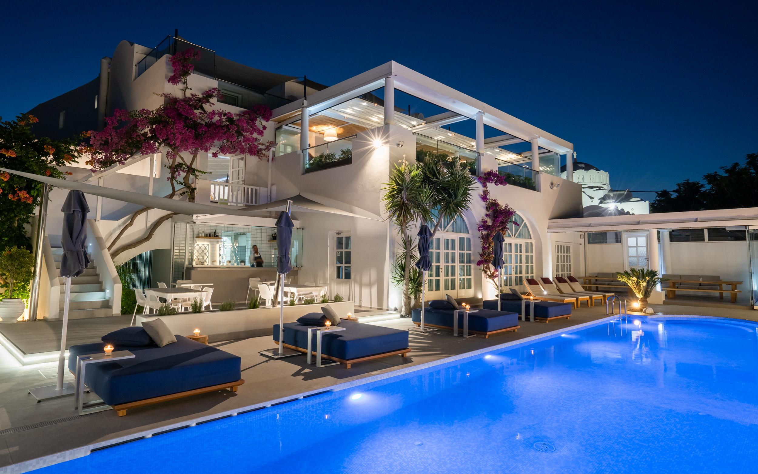 Aressana Spa Hotel & Suites - Small Luxury Hotels Of The World Fira  Exterior foto